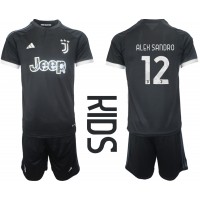 Juventus Alex Sandro #12 Rezervni Dres za djecu 2023-24 Kratak Rukav (+ Kratke hlače)